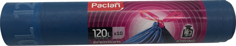 Paclan Мешки для муссора 120шт/10 лит