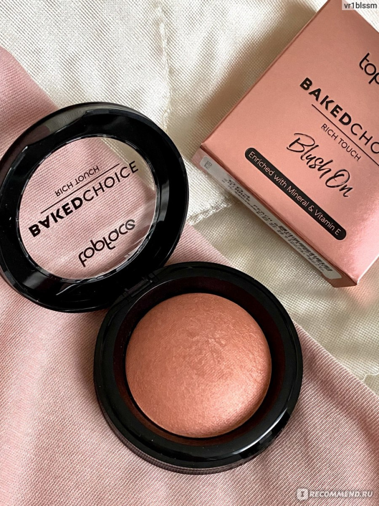 Top Face Baked Choice румяна для лица запеченные №004
