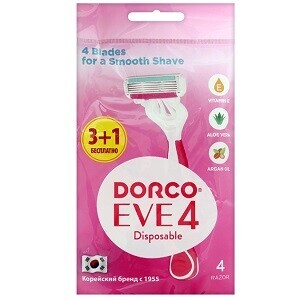 Бритва женс в упак.4 шт.DORCO EVE 4