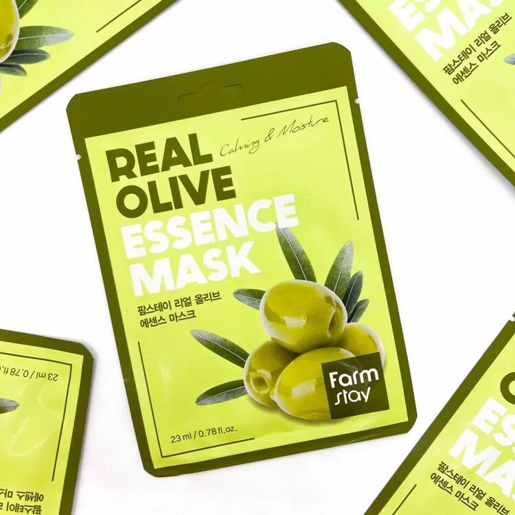 Farm Stay Essence Mask тканевая маска для лица Олива