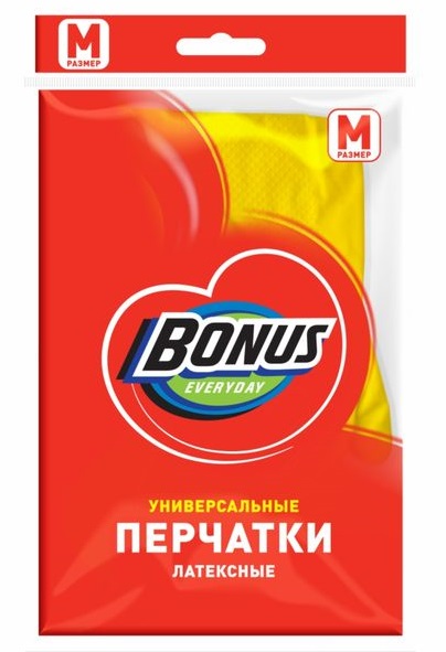Бонус перчатки латексные  М