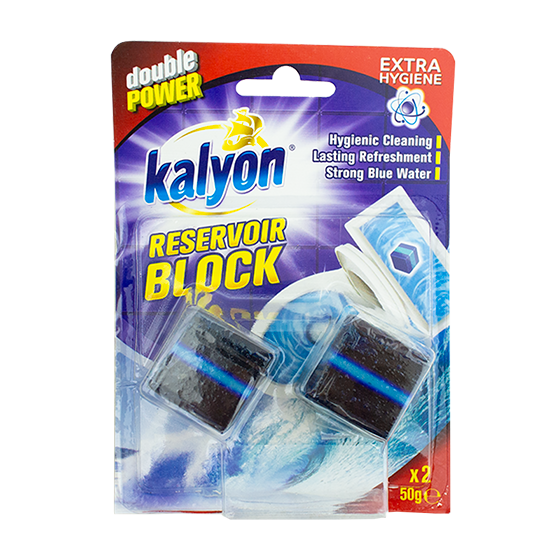 Блок для бачка  унитаза  Kalyon  2*50гр Экстра гигиена