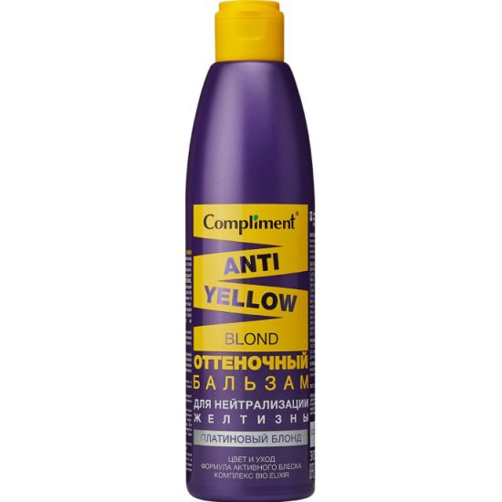 Compliment Anti Yellow Blond оттеночный бальзам 300мл
