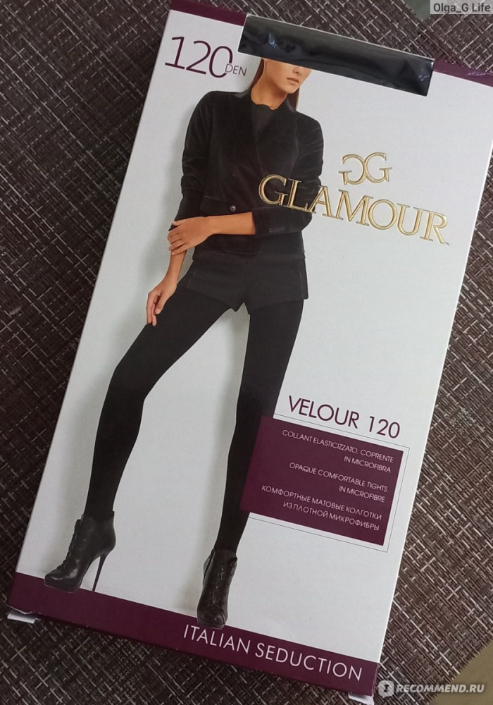 Glamour Velour колготки женские  120ден №3