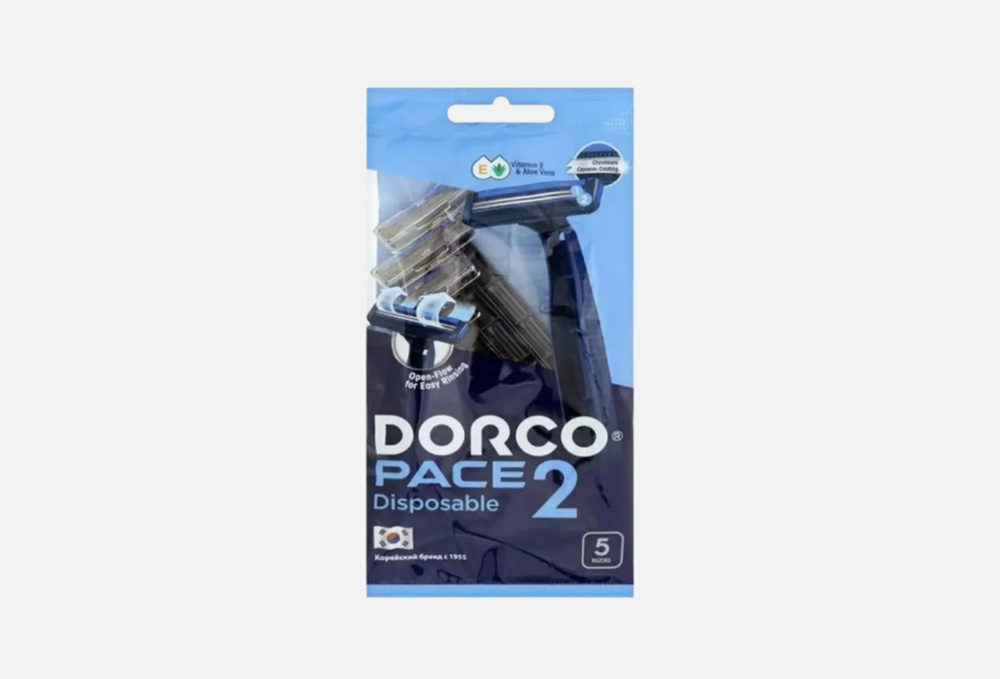 Бритва муж. в упак.DORCO PACE 2/ 5шт