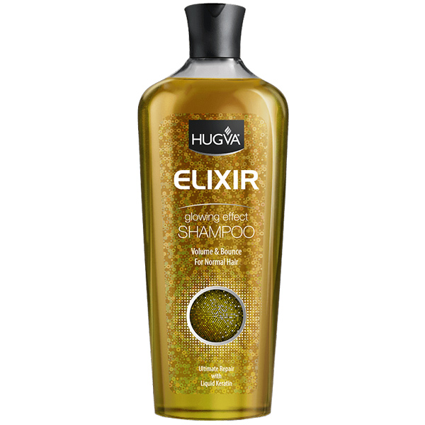 HUGVA Elixir шампунь для нормальных волос 600 мл /Желтый
