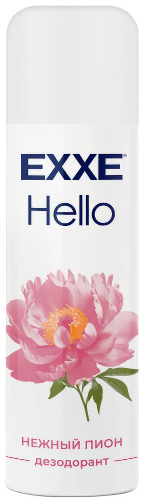 Дезодорант EXXE Hello 150мл. Нежный пион