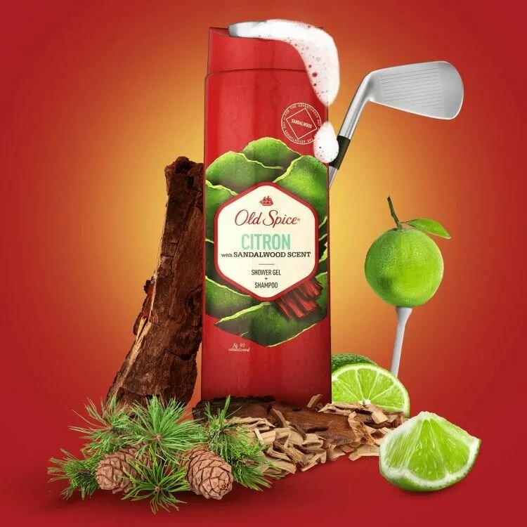 OLD SPICE Citron гель для душа+шампунь 400мл
