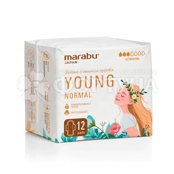 Marabu Normal Young прокладки женские  12шт.