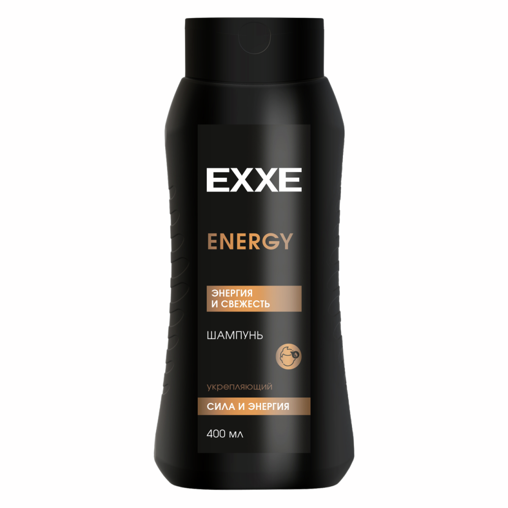 EXXE MEN  шампунь мужской.2в1 Сила и Энергия 400мл