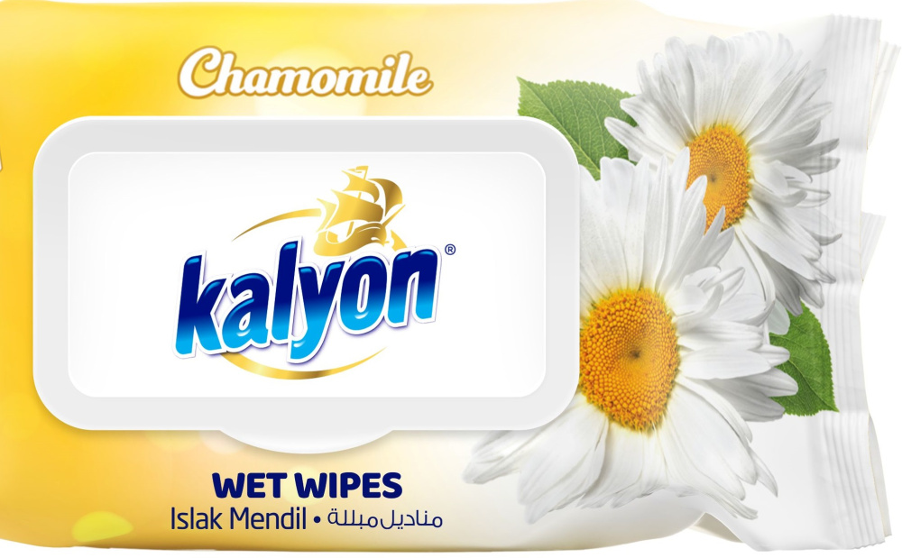 Влажные салфетки Kalyon Chamomile  100шт.