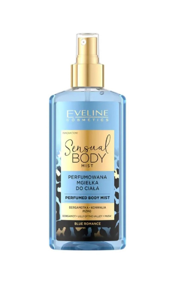 Eveline blue romance парфом спрей для тела.150мл.