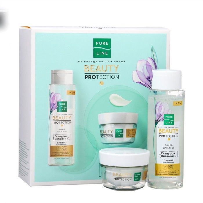 П/Н Beauty protection крем-флюид для лица+тонер для лица
