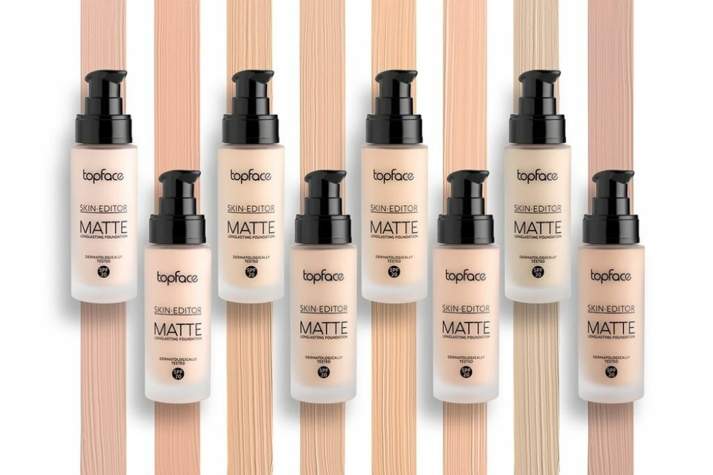 Topface ST465R. 001 Set Тон. основа мат. "Skin Editor Matte Foundation" (18+6 tester)(с 1 по 6 тон)