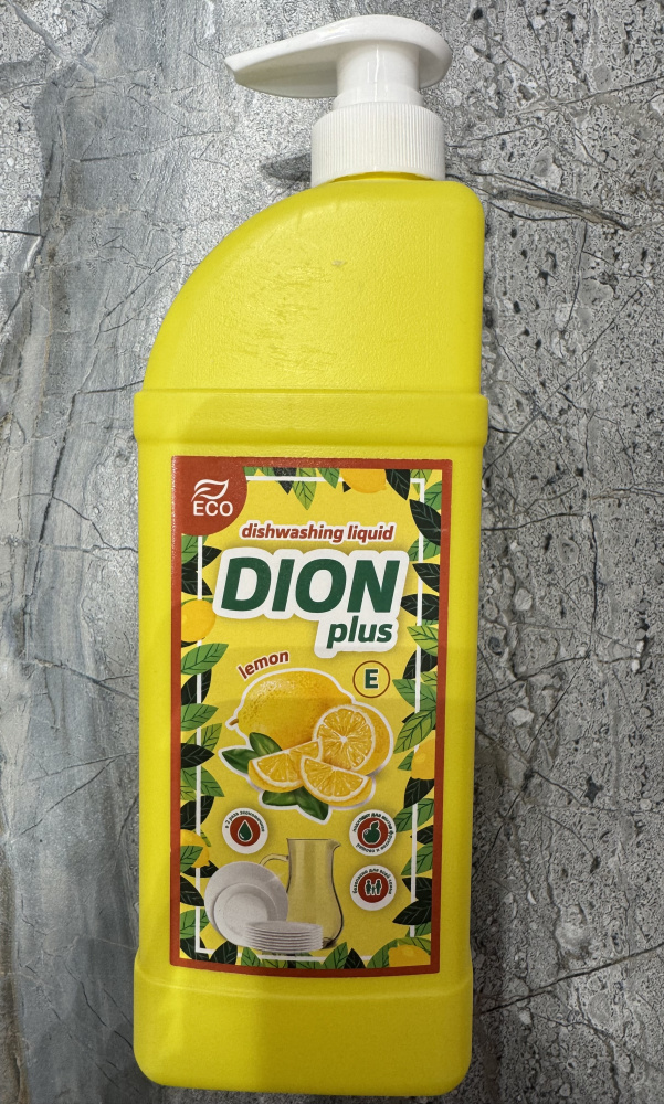 Dion Plus концентрат для мытья посуды 1л. Лимон