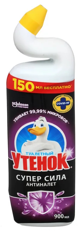Туалетный утенок Супер сила Антиналет 900мл