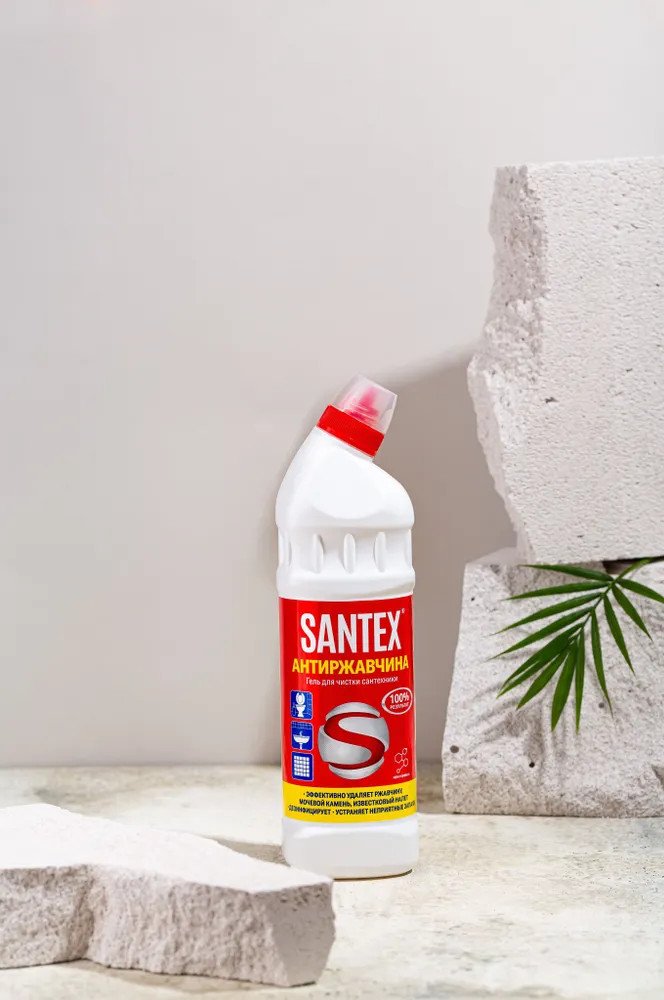 Santex антиржавчина гель для сантехники 750мл.