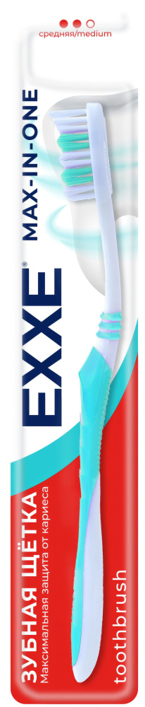 ЕХХЕ Зубная щетка средн.жестк. Maxi-in-one