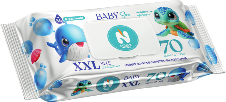 Comfort Baby влажные салфетки XXL 70шт.