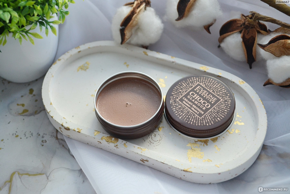 Кремовый бронзер для лица Evelin Choco Glamour №02