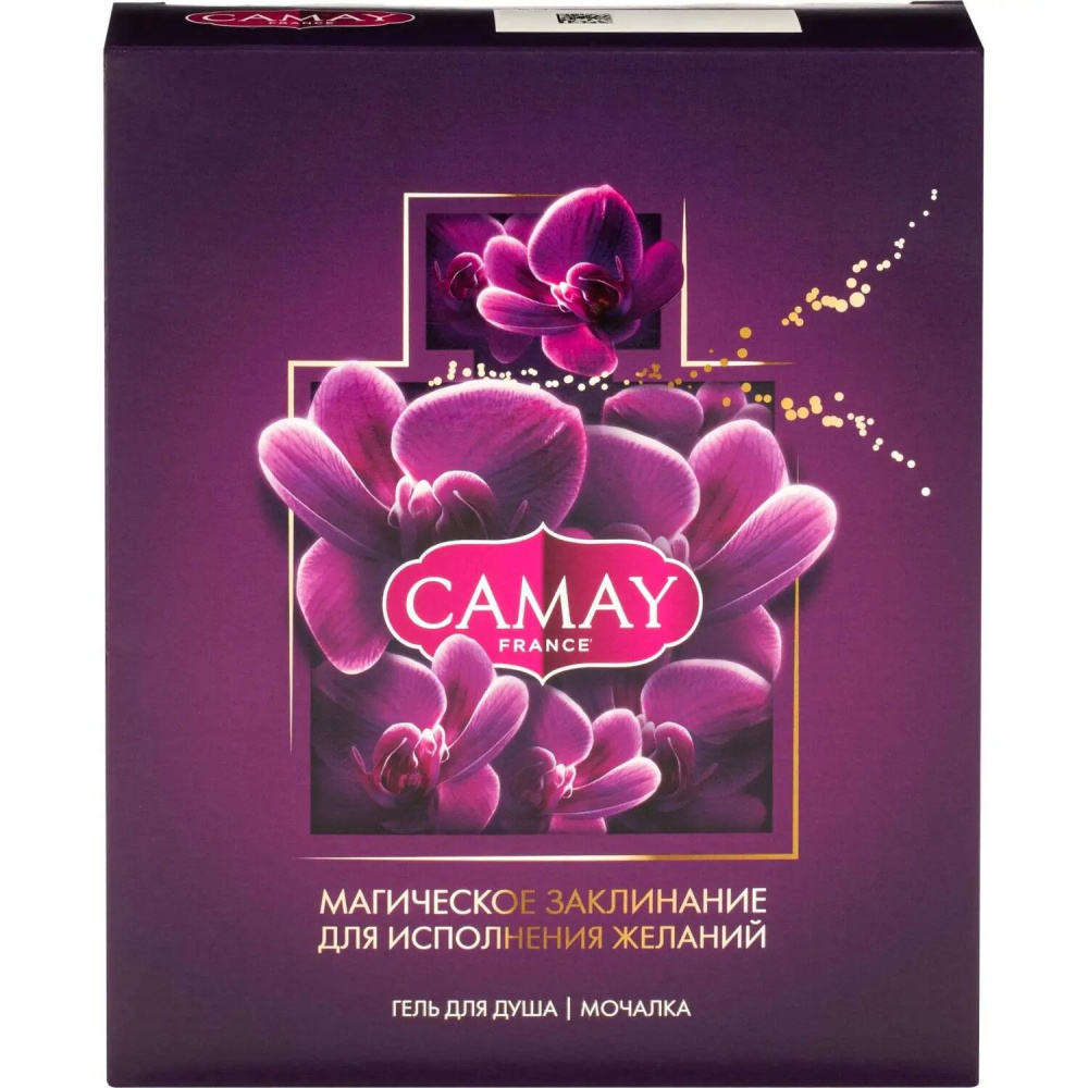 П/Н Camay Магическое заклинание гель для душа+мочалка