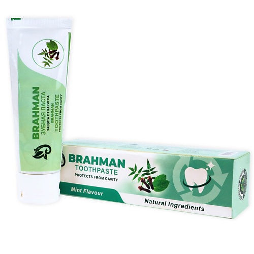 Brahman зубная паста Аювердичексая Мятный вкус 100мл