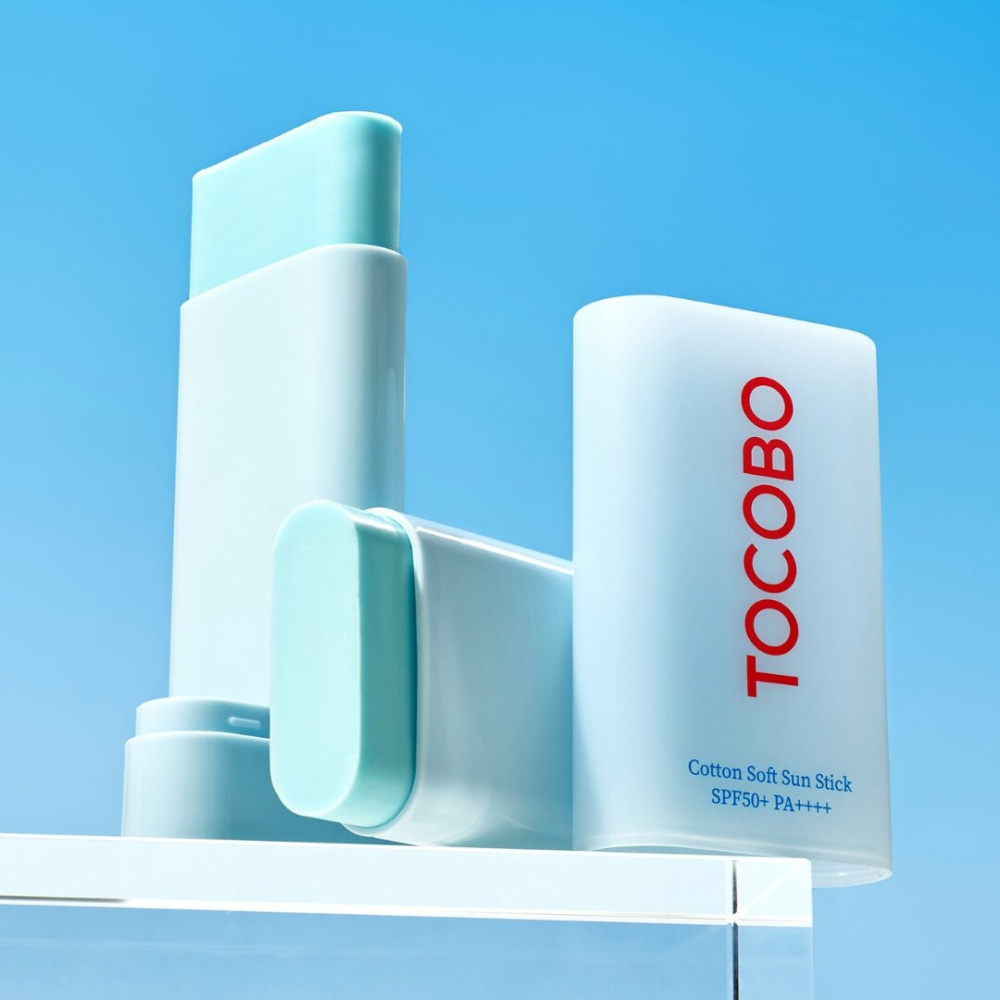 Tocobo солнцезащитный стик с хлопком 