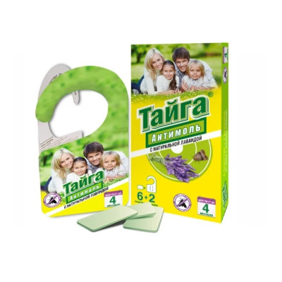 Тайга пластины Антимоль 6шт