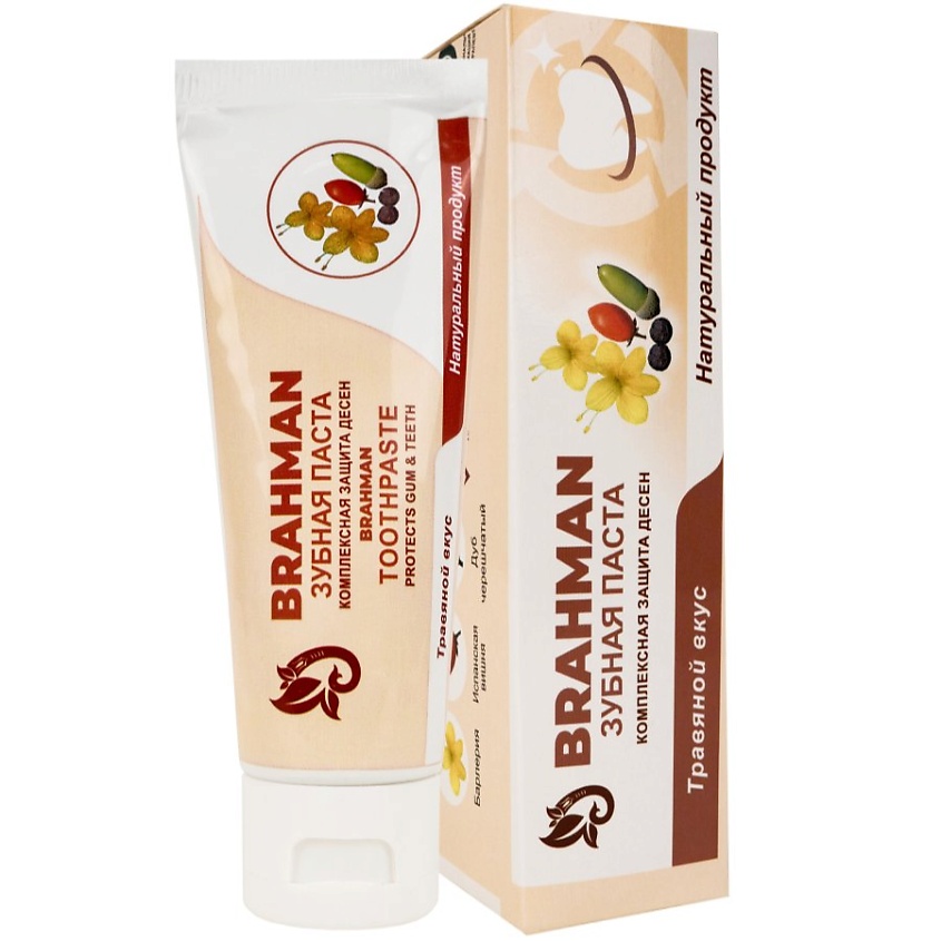 Brahman зубная паста Аювердичексая  Травяной вкус 100мл