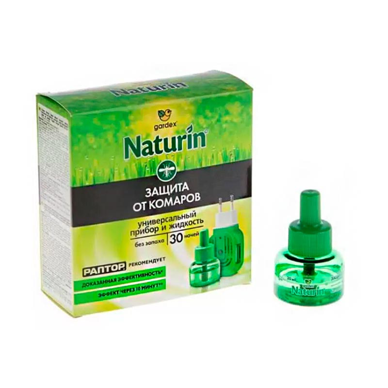 Gardex Naturin прибор+жидкость от комаров 