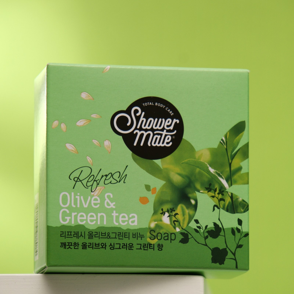 Shower mate мыло Оливки и зеленый чай 