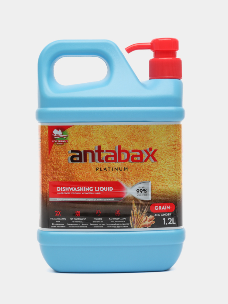 Antabax ср-во для мытья посуды Пшеница и имбирь 1,2л