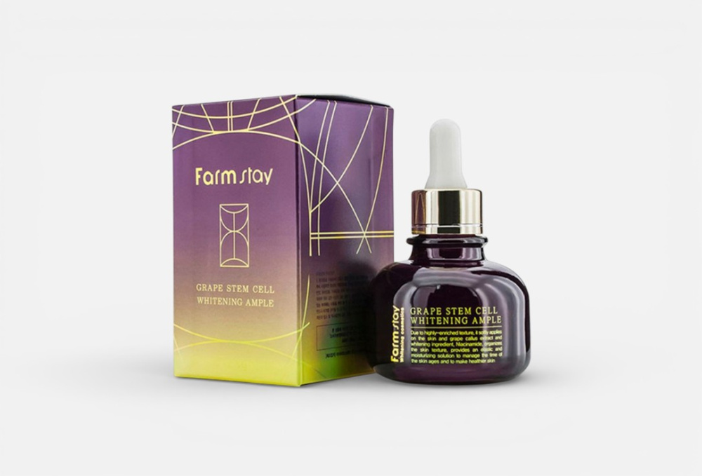 Farm Stay Grape Stem Cell Brightening Ampoule 30мл Сывор.на основе ствол.клеток винограда