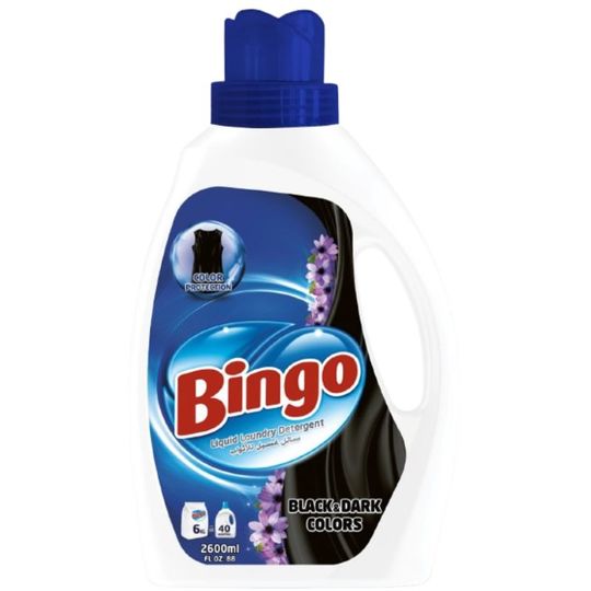 BINGO жидкое ср-во для стирки 2600 мл/черный и цветной