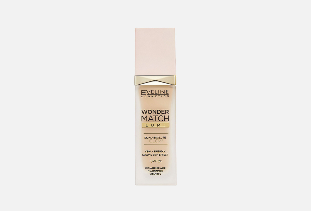 EVELINE WONDER MATCH LUMI Эксклюзивная тональная основа №15 NATURAL 30мл (*3*24)