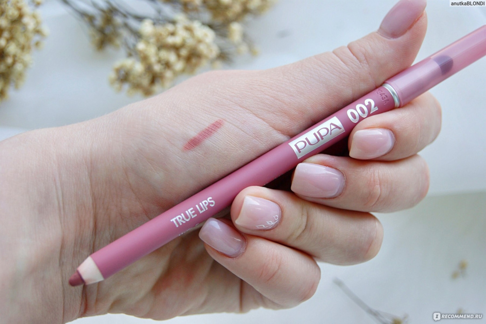 Карандаш для губ Pupa True Lips №02 Чайный розовый
