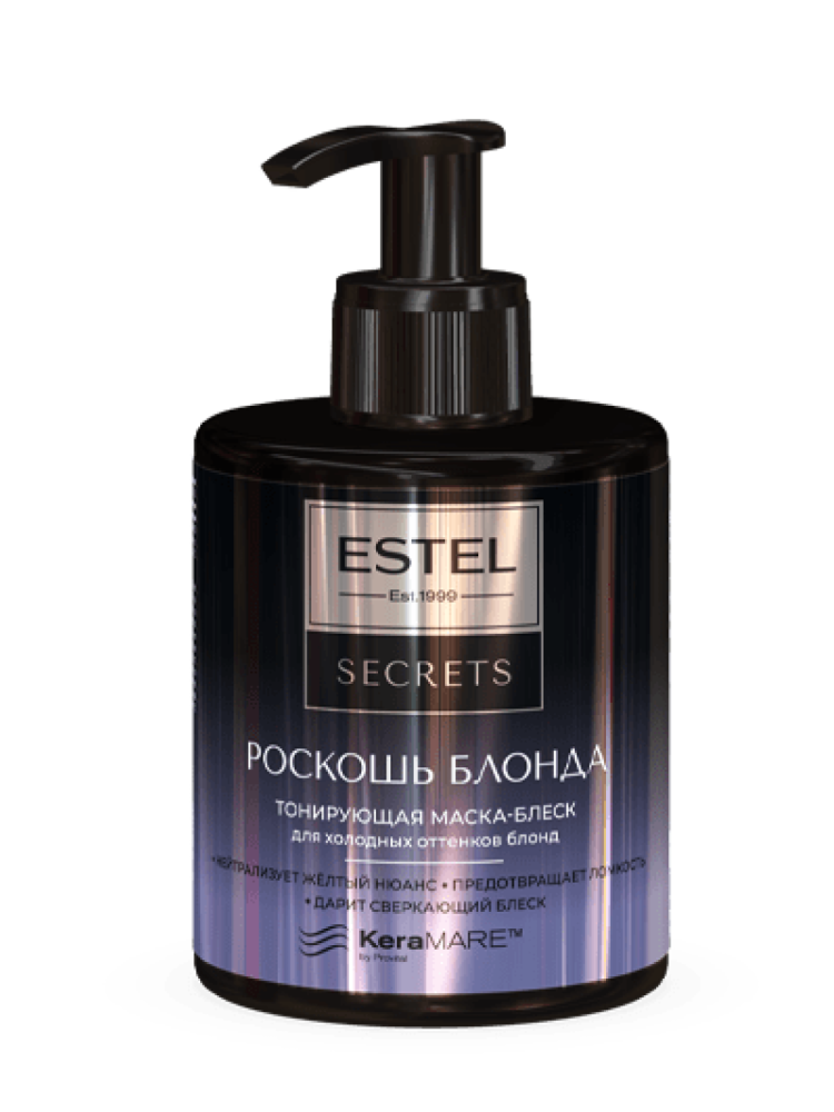 Estel Secrets маска тонирующая  Роскошь блонда  200мл.