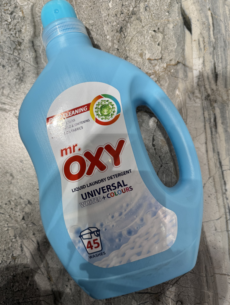 Mr.OXY гель для стирки Color&White 2750 мл универсальный