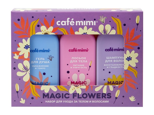 П/Н Cafe mimi Magic Flower  шамп.+гель+лосьон