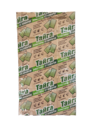 Пластины от комаров Тайга 