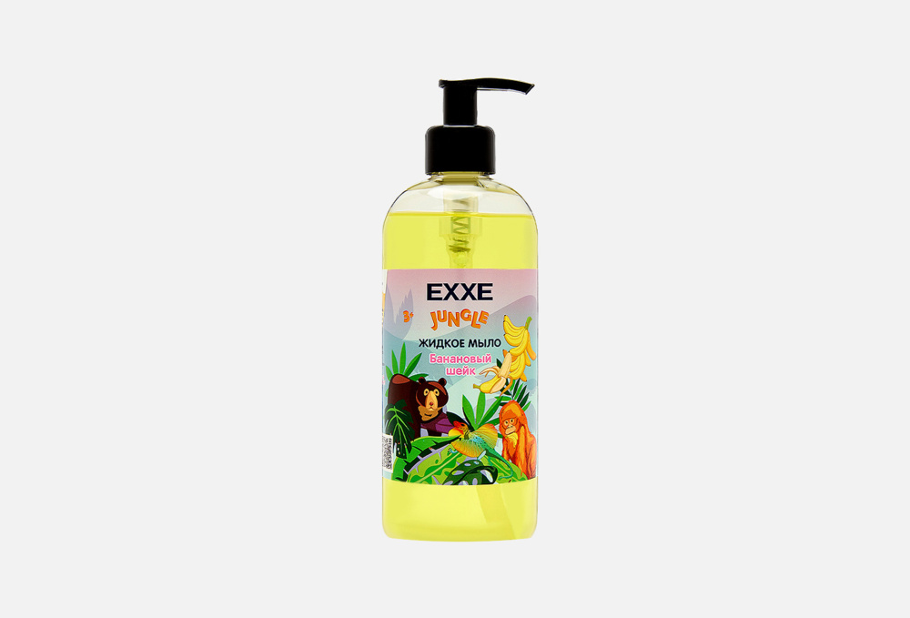 EXXE  JUNGLE жидкое мыло Банановый шейк 500мл.