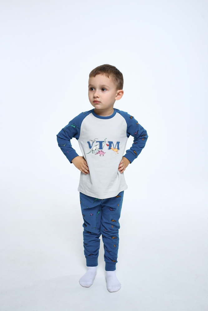 Витаминка пижама для мальчика 2-6 лет динозавры 4316