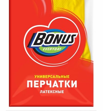 Бонус перчатки универсальные L