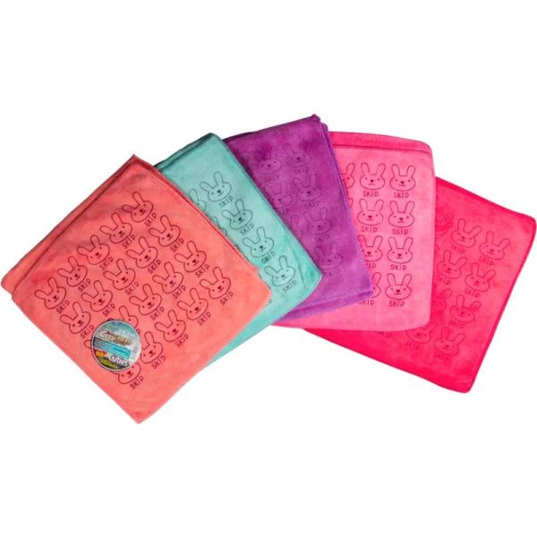 Салфетки из микрофибры Зайчики 30*30см 5шт. СафиЛюкс