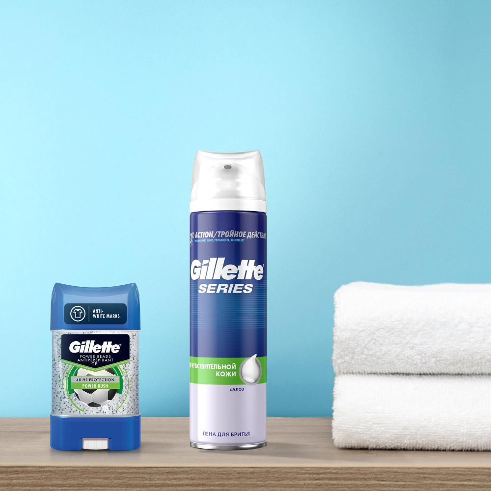 П/Н Gillette пена для бритья+гелевый антиперспирант