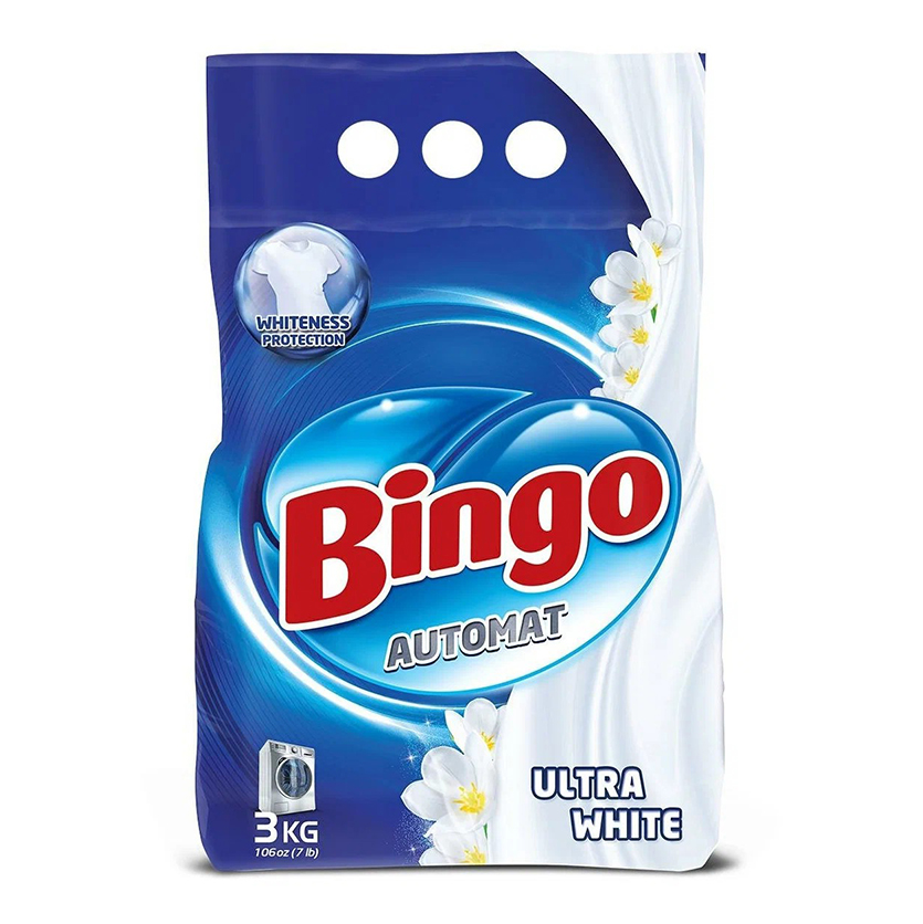 BINGO  стир.порошок для белого 3 кг