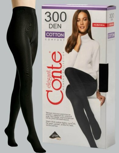 Conte Cotton колготки женские 300ден №4