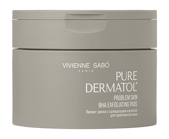 Vivienne Sabo Pure Dermatol пилинг-диски с салициловой кислотой для пробл.кожи 30шт.