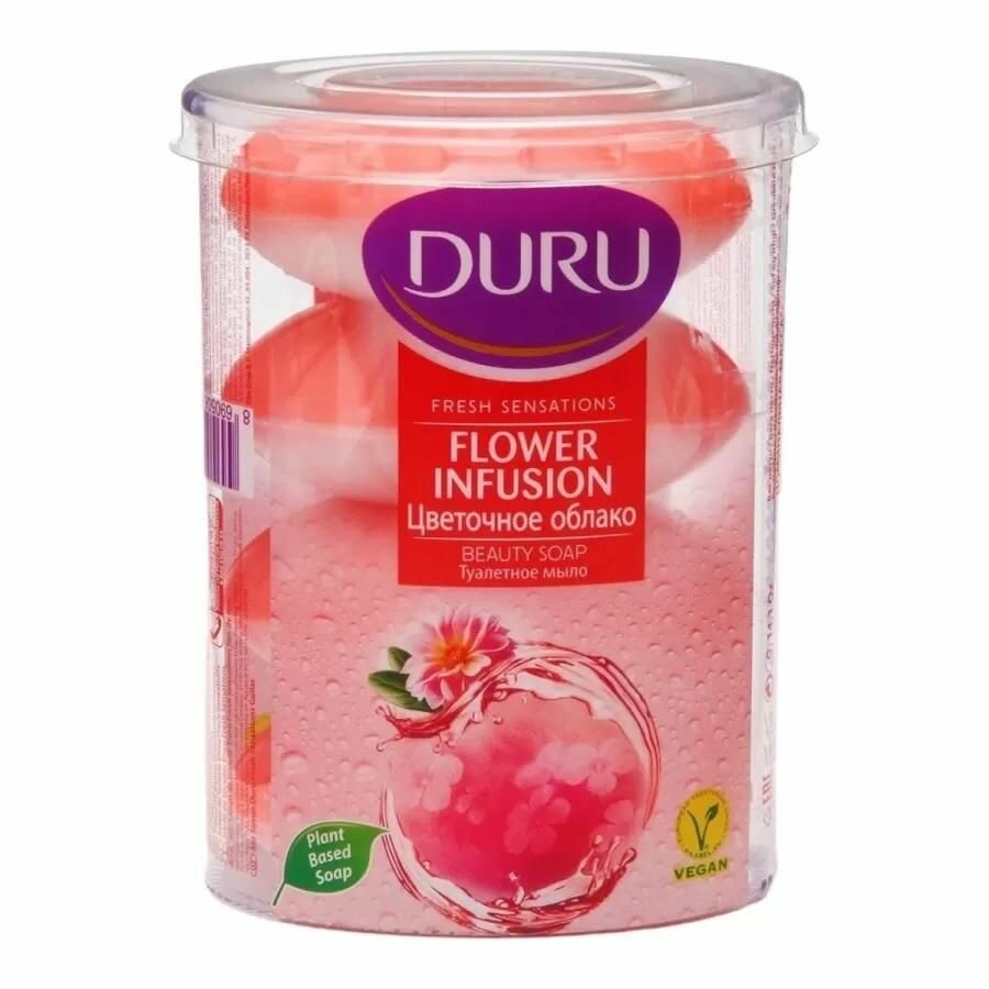 Duru Цветочное облако в стакане 4шт.